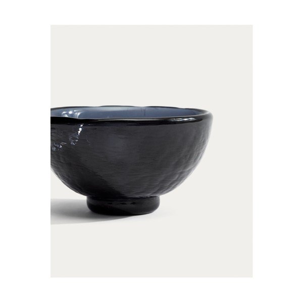 Modra steklena skledica Sileia – Kave Home-image-3