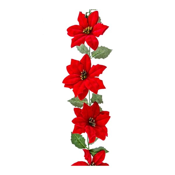 Božična girlanda 180 cm Poinsettia – Casa Selección-image-1