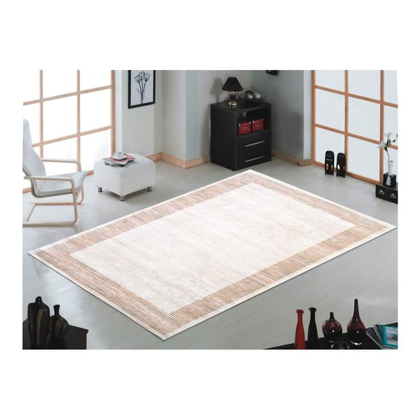 Rjava in bež preproga Vitaus Hali Ruto, 80 x 150 cm-image-1