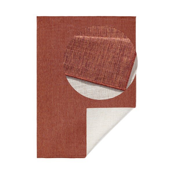 Opečno rdeča zunanja preproga NORTHRUGS Miami, 160 x 230 cm