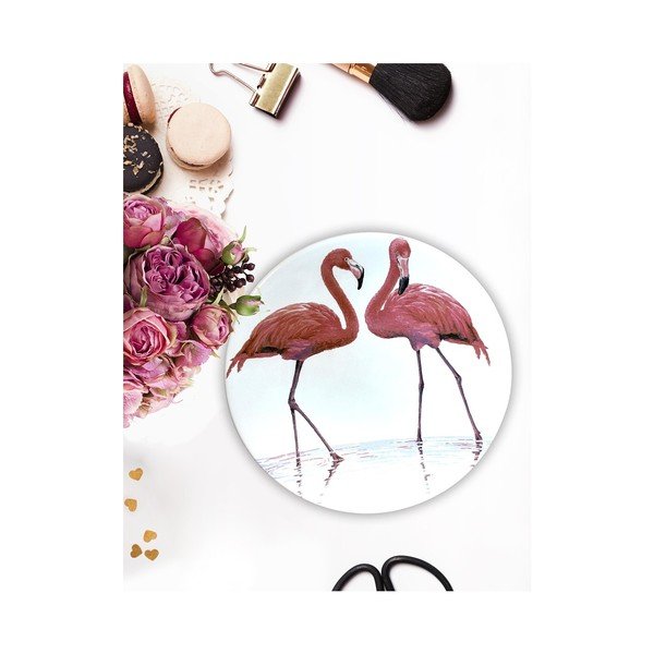 Keramični krožnik Flamingo, ⌀ 25 cm-image-1