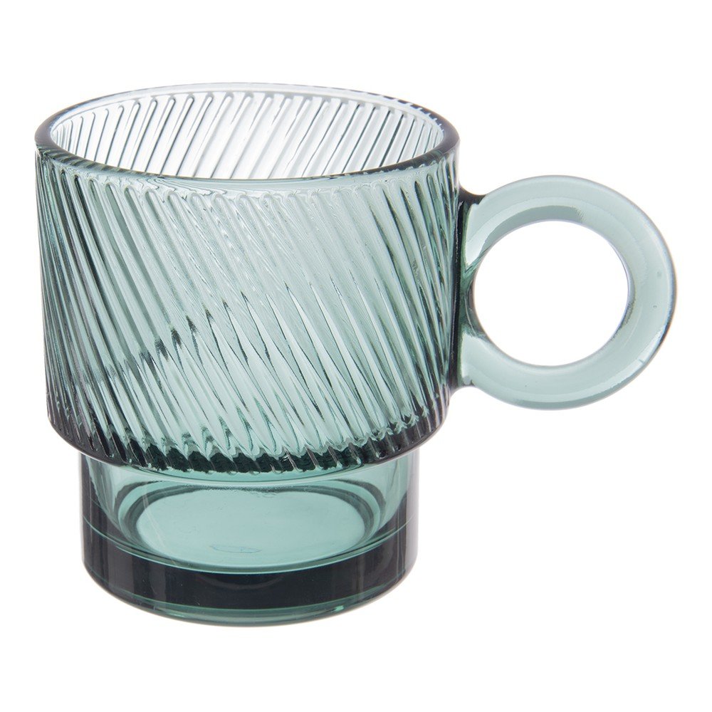 Zelena steklena skodelica 310 ml Verde