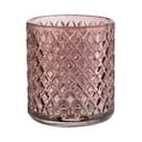 Temno rožnat steklen lonček za zobne ščetke Atessa – Wenko