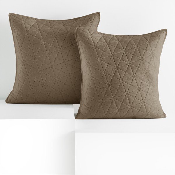 Komplet 2 bež prevlek za blazine AmeliaHome Laila, 45 x 45 cm-image-3