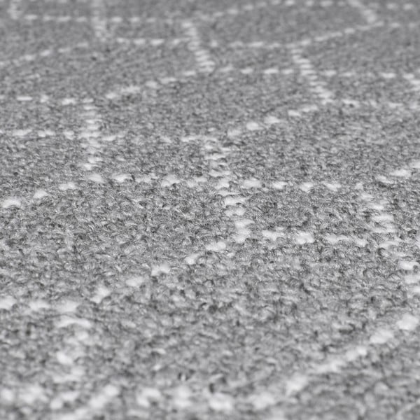 Svetlo siv pralen tekač 57x230 cm Argyll – Flair Rugs-image-3