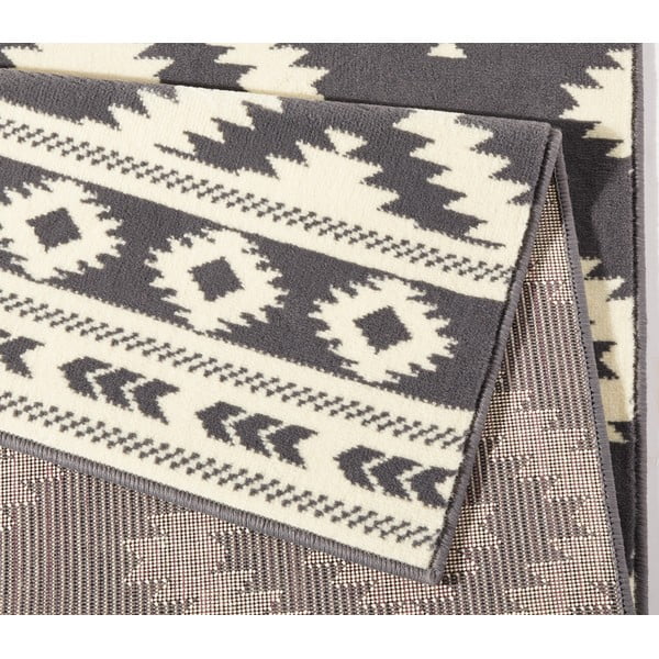 Sivo-krem preproga Hanse Home Gloria Ethno, 80 x 300 cm-image-1