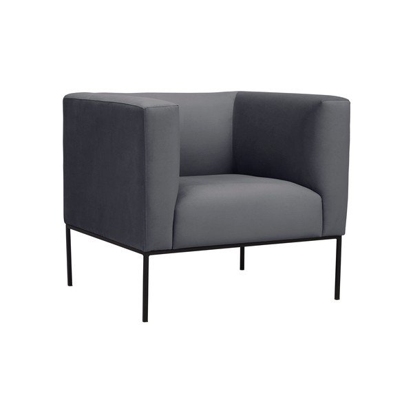 Temno siv fotelj Windsor & Co Sofas Neptune-image-2