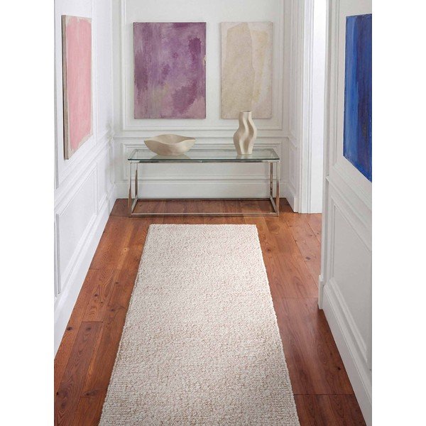 Slonokoščen ročno tkan bouclé tekač 80x200 cm Notting Hill Portobello – Ted Baker-image-1