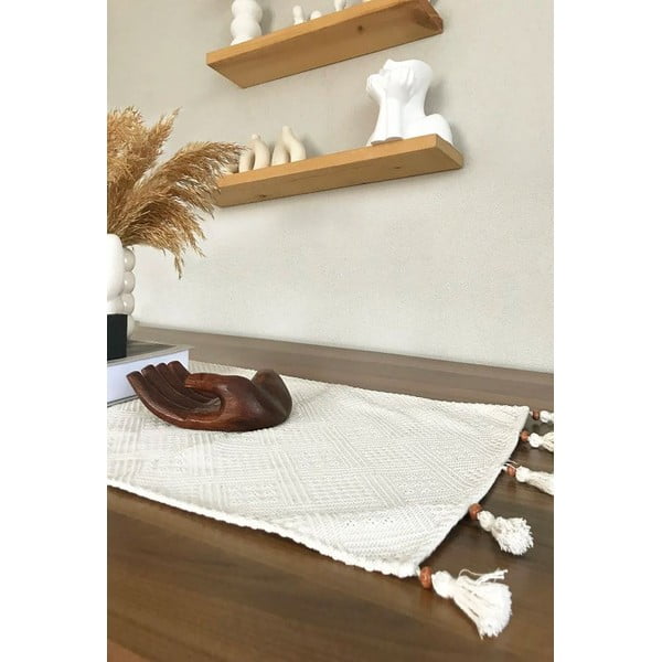 Namizni tekač iz organskega bombaža 40x130 cm – Mila Home-image-1