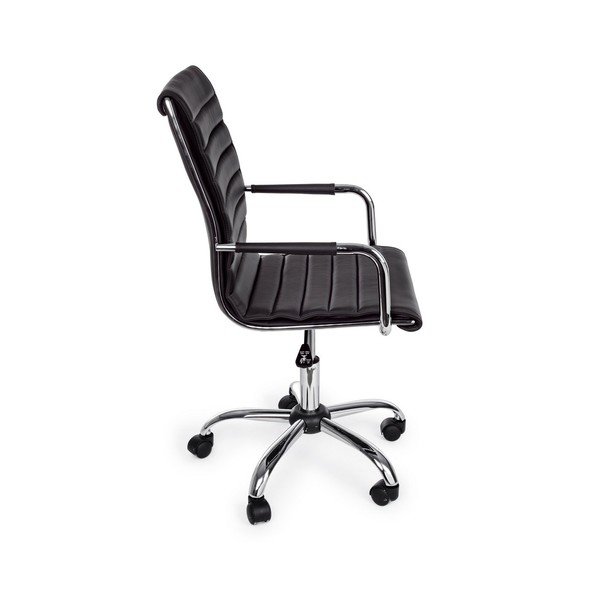 Črn pisarniški stol iz umetnega usnja Perth – Yes Everyday-image-3