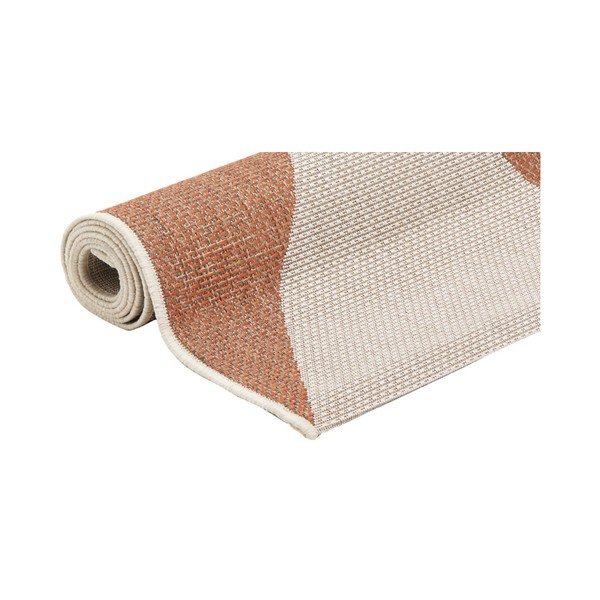 Bež-oranžna zunanja preproga Floorita Geo, 160 x 230 cm-image-2