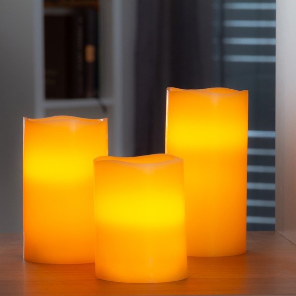 Komplet 3 sveč LED InnovaGoods-image-1
