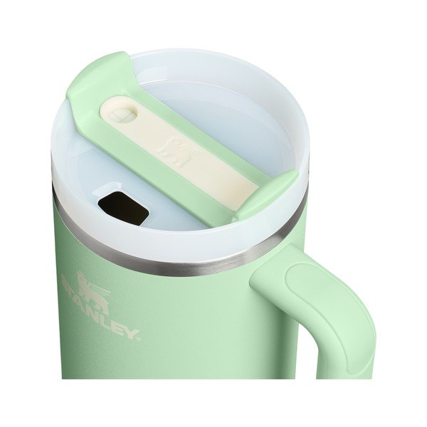 Žajbljevo zelena termovka s slamico iz nerjavečega jekla 1,18 l Quencher H2.0 FlowState Tumbler Pistachio – Stanley-image-1