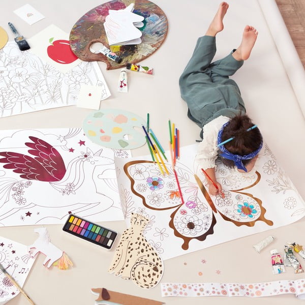 Pobarvanke Butterfly – Meri Meri-image-1