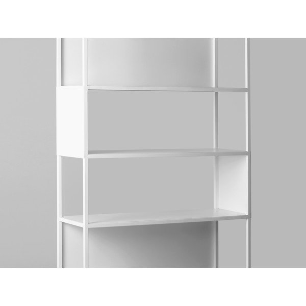 Bel kovinski knjižni regal Custom Form Hyller Side-image-4