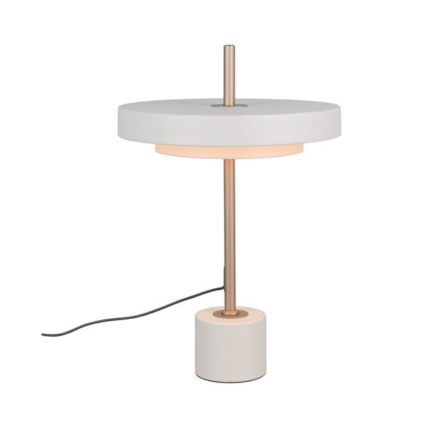 Slonokoščena LED zatemnitvena namizna svetilka (višina 45,5 cm) Keaton – Trio