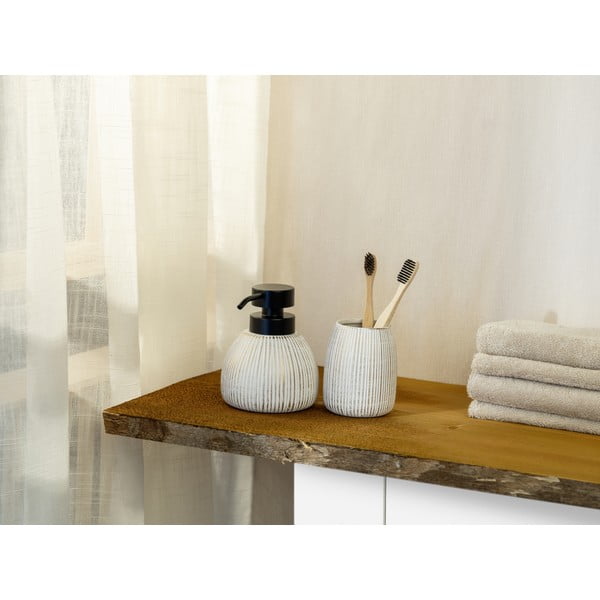 Bel/zlat keramičen lonček za zobne ščetke Pascoli – Wenko-image-1