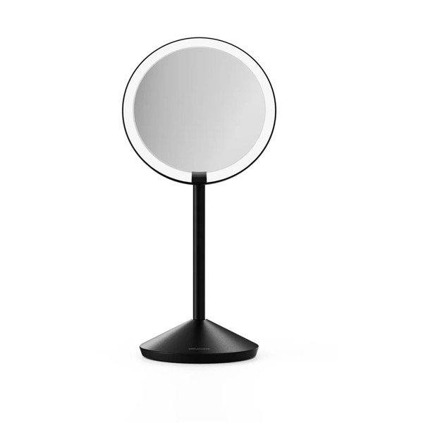 Kozmetično ogledalo z lučjo/povečevalno (5x povečava) ø 12 cm – simplehuman