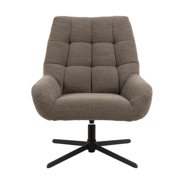 Sivo-rjav fotelj iz tkanine bouclé Paris – Actona-image-2