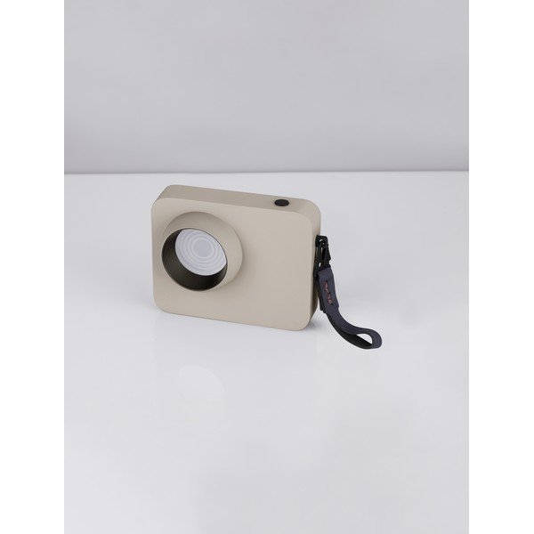 Bež kovinska LED zatemnitvena namizna svetilka (višina 11 cm) Kedros – Nova Luce-image-3