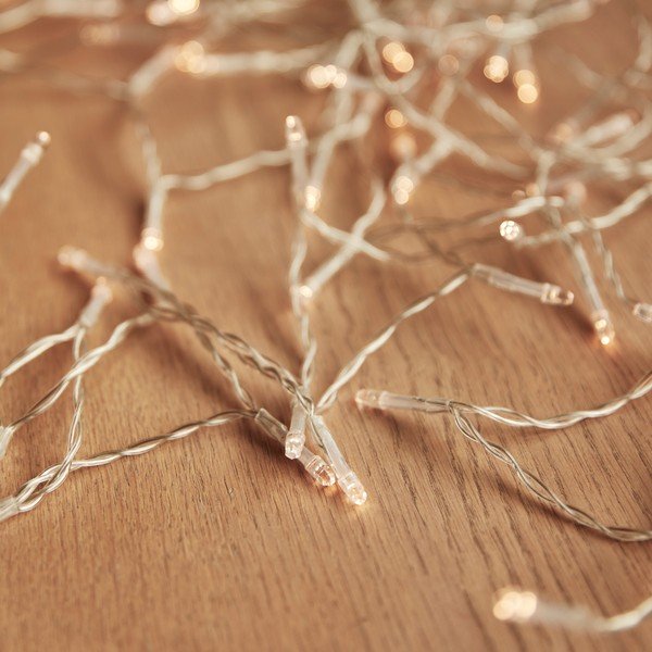 Prozorna LED svetlobna veriga DecoKing Lights, 100 luči, dolžina 8,43 m-image-1