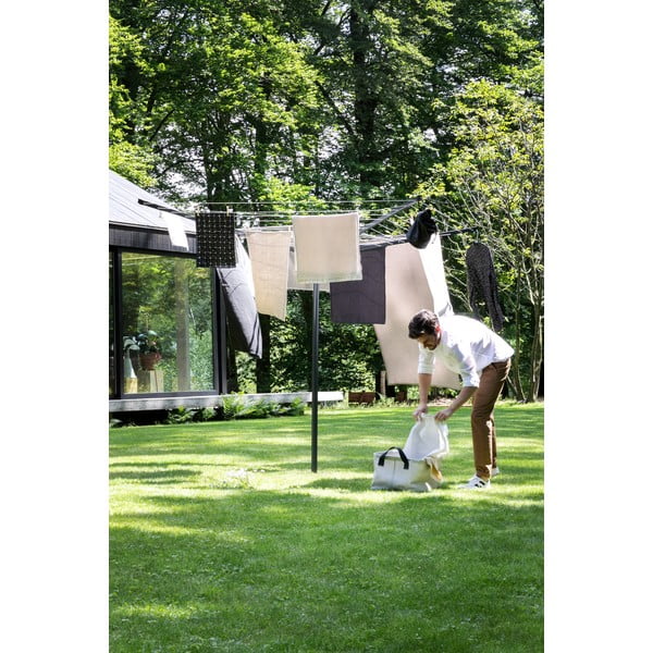 Antracitno sivo vrtno stojalo za sušenje perila 50 m Topspinner – Brabantia-image-3