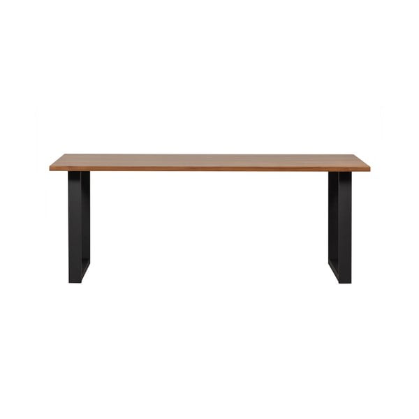 Jedilna miza z mizno ploščo v orehovem dekorju 90x200 cm Jimmy – WOOOD