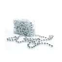 Srebrna okrasna veriga Casa Selección Balls, dolžina 5 m