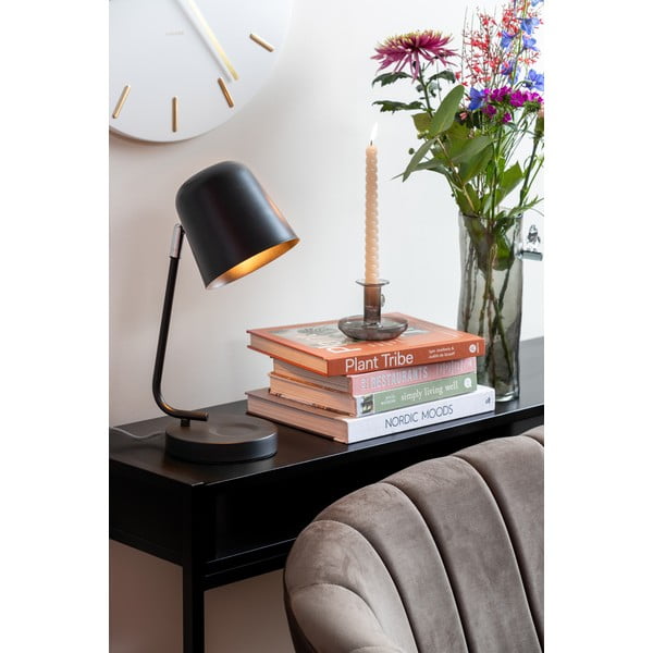 Črna namizna svetilka (višina 38,5 cm) Encantar  – Leitmotiv-image-1
