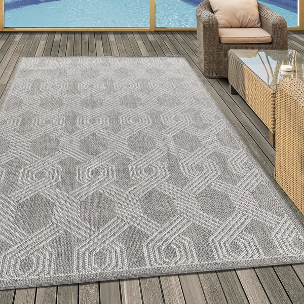 Siva zunanja preproga 160x230 cm Aruba – Ayyildiz Carpets-image-1