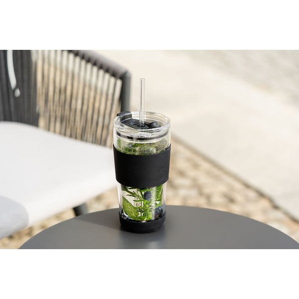 Črn termo lonček 600 ml Fuori – Vialli Design-image-1