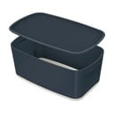 Siva škatla za shranjevanje s pokrovom Leitz Cosy, prostornina 5 l