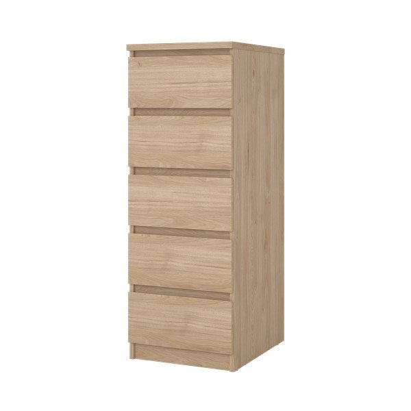 Komoda v hrastovem dekorju 40x111x50 cm Naia – Tvilum-image-3