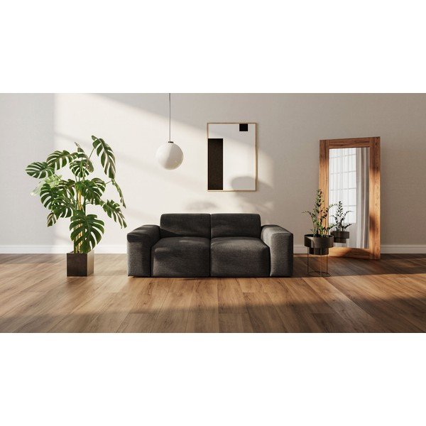 Antracitno siva sedežna garnitura 205 cm Fluvio – MESONICA-image-1