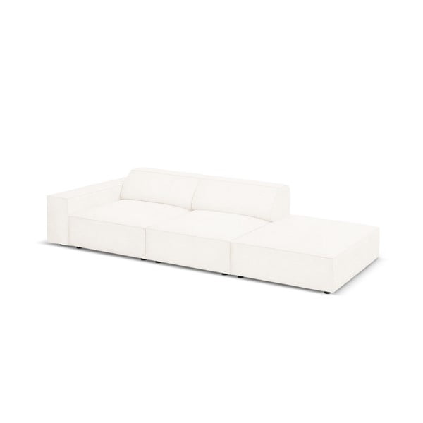 Bež kotni kavč s tkanino bouclé (desni kot) Jodie - Micadoni Home-image-4