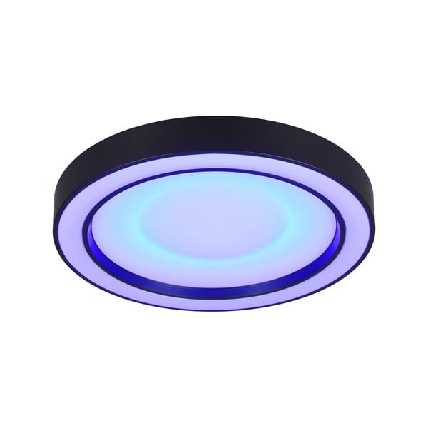 Črna/bela LED stropna svetilka ø 40 cm Arco – Reality-image-4