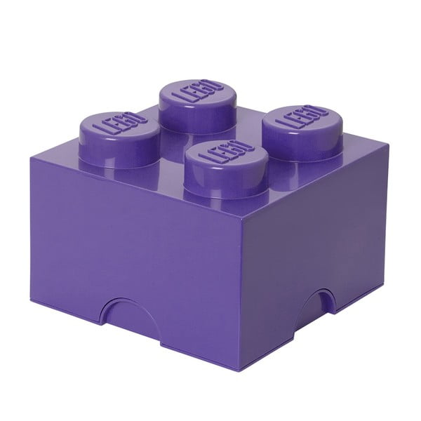 Vijolična kvadratna škatla za shranjevanje LEGO® Friends
