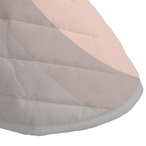 Rožnato/sivo bombažno prešito pregrinjalo 180x260 cm Range – Blanc-image-3