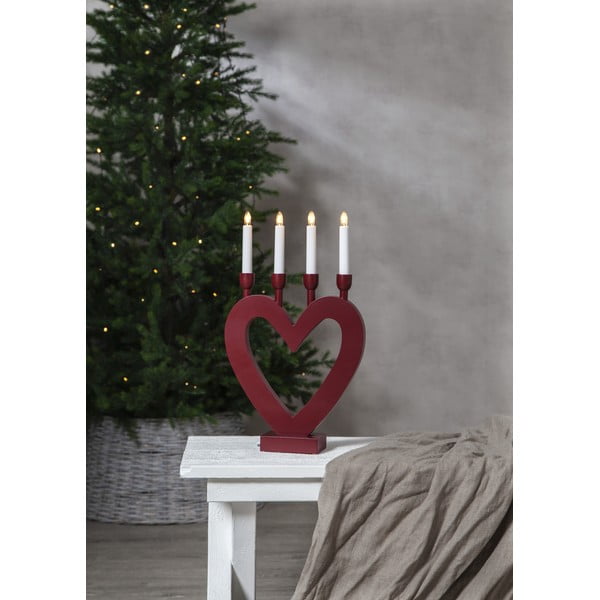Rdeč LED božični svečnik Star Trading Dala-image-3
