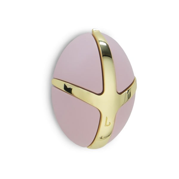 Svetlo rožnat stenski obešalnik Tick – Spinder Design