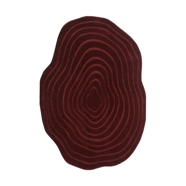 Bordo rdeča preproga 160x230 cm Pebble – ESTE