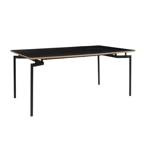 Črna jedilna miza 90x180 cm Alto – Støraa-image-1
