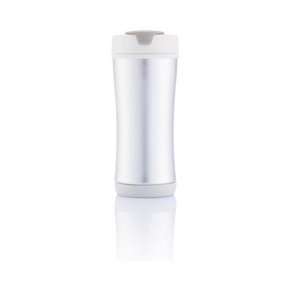 Potovalni vrč z belim pokrovom XD Design Boom Eco, 200 ml-image-1