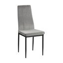 Sivi žametni jedilni stoli v kompletu 2 ks Kelly – Støraa