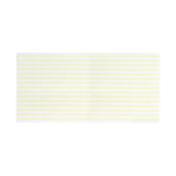 Svetlo rumena/bela frotirna brisača iz organskega bombaža 70x140 cm Arto – Blomus-image-4