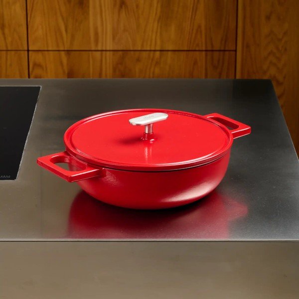 Litoželezna ponev tegame s pokrovko ø 26 cm Mattia 3.0 – FABINI-image-1