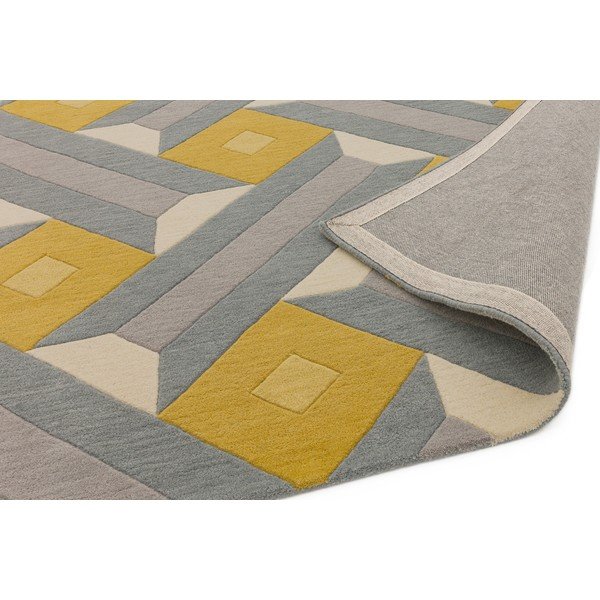 Sivo-rumena preproga Asiatic Carpets Motiv, 120 x 170 cm-image-1