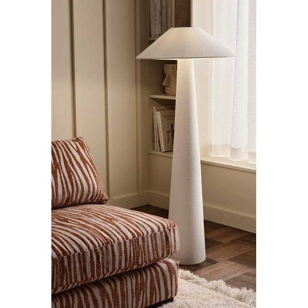 Bela tekstilna stoječa svetilka (višina 123 cm) Mila – Ellos Home-image-1