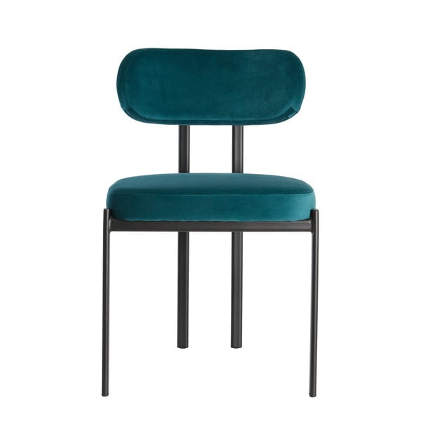 Modrozeleni žametni jedilni stoli v kompletu 2 ks Sonja – Light & Living-image-3