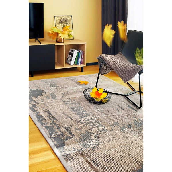 Rjava obojestranska preproga Narma Nedrema, 100 x 160 cm-image-3